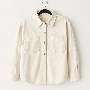 Elegant Beige Button Down Shirt for Women